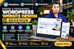 design a wordpress website, business website or blog