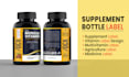 do vitamin supplement medicine label making