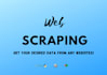 do website data scraping from any websites