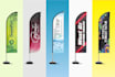 design a custom flag, rollup, step, and repeat logo backdrop