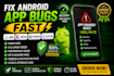 fix android app bugs fast java kotlin compose flutter