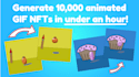 help you create a nft GIF 10,000 collection