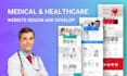 design medical website ,healthcare website, dental website and hospital website