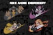 design anime embroidery tshirt or hoodie
