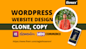design, revamp, clone, duplicate ecommerce wordpress website using elementor pro