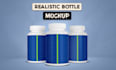 create 3d bottle mockup professionally so fast