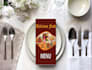 design marvelous and printable menu card