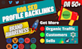 create 600 high da manual made top SEO friendly profile backlinks