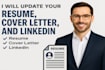 provide ats compliant resumes, cover letters, linkedin