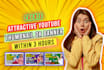 create attractive youtube thumbnails
