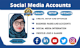 create setup and optimize all social media account and pages