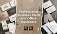 design professional business card, office stationery and clothing tags