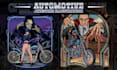 draw awesome hot rod or lowbrow in cartoon for merchandise