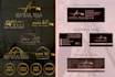 create luxury  signature real estate logo with branding kit