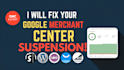 fix google merchant center suspension