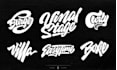 draw custom hand lettering, calligraphy, text and typography logo design