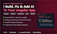 develop, fix bugs and add ai features to your angular firebase web app