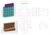 do packaging structural design, box mockup, die line, render