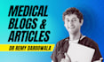 write SEO friendly medical articles and health blogs
