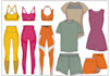 create activewear fitness design and tech pack