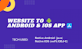website into android and ios app