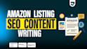 write SEO optimized amazon product description
