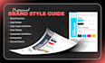 design brand style guide book kit, visual corporate identity branding guidelines