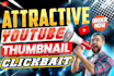 design professional clickbait youtube thumbnail