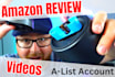 create an amazon video and post it to my influencer account