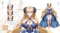 draw a live2d vtuber art ready to rig