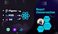 convert figma, psd, xd to react js