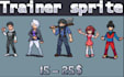 make custom pokemon trainer sprite