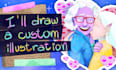 draw a custom illustration