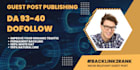 do guest posts on high da sites with dofollow backlinks
