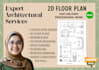 draw 2d architectural drawings