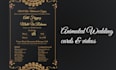 do animated wedding invitation card and videos