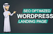 create SEO optimized wordpress landing page design