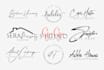 design signature, scripted, cursive, handwritten, handwriting logo