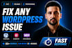 fix wordpress issues, elementor pro bugs and woocommerce errors fast