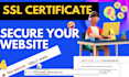 install SSL certificate to secure your website
