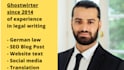 writer your german website text