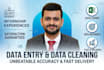 be your excel spreadsheet expert for data entry and cleaning