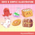 draw simple and cute illustration