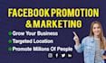 do facebook promotion and marketing in USA