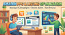manage amazon PPC campaigns and optimize your product listings