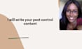 write your pest control content