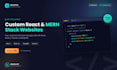 build a custom reactjs frontend or mern stack website