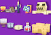 make animated models in minecraft style for game developing