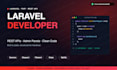 your laravel developer for backend api, web pages and frontend