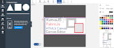 create html5 canvas project using react js fabric js konvajs